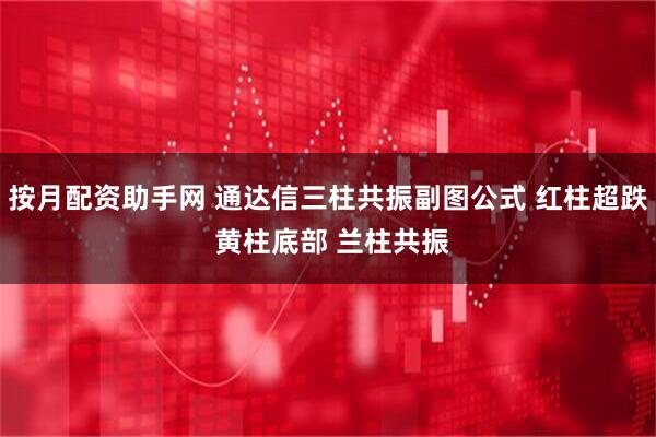 按月配资助手网 通达信三柱共振副图公式 红柱超跌 黄柱底部 兰柱共振